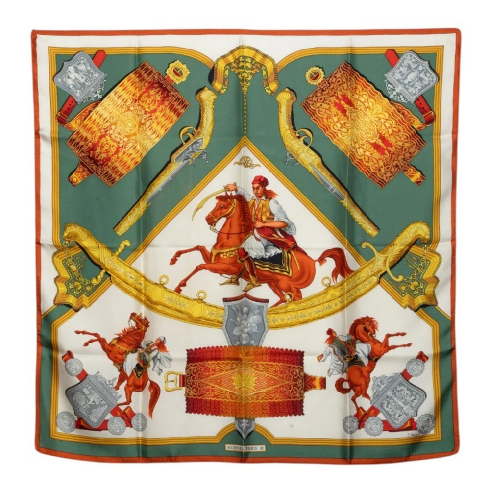 Hermes Carre 90 Ottoman Cavalry 1821 Hommage a l'Amitie Franco-Ellenique Scar...
